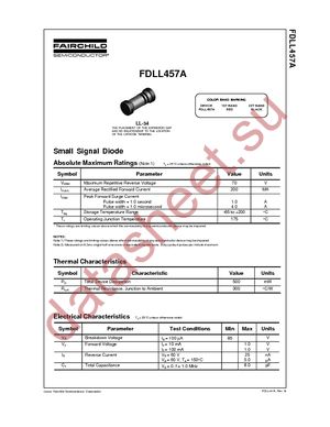 FDLL457A datasheet  